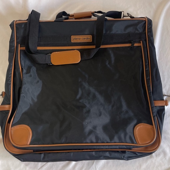 PIERRE CARDIN Garment Bag Luggage Hanging Suit Bag Vintage 42”x21” - Picture 1 of 15